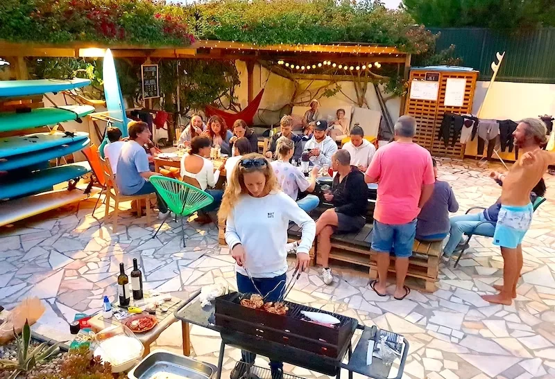 Surf camp facilities