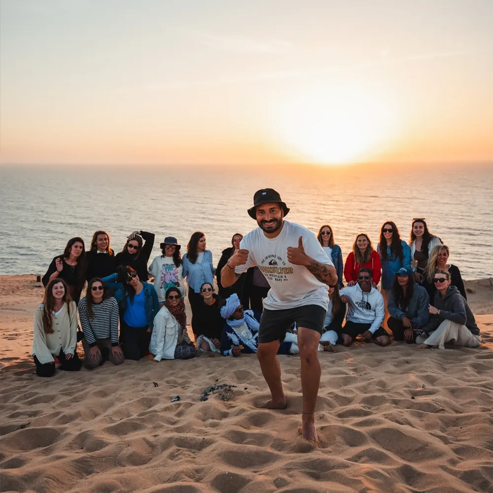Surf Group in a surf camp