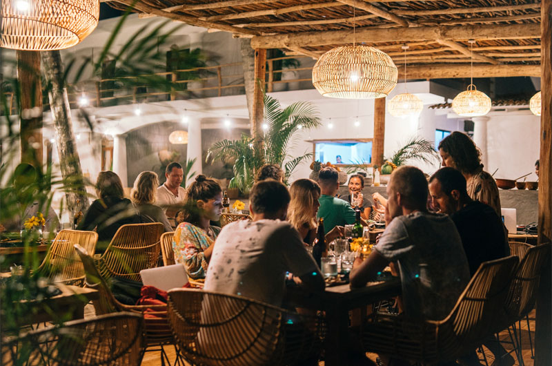 Meals in our surf camp in Ahangama