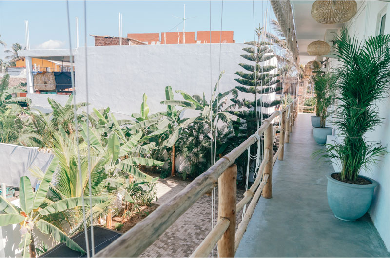 Terrace in our Surf Camp