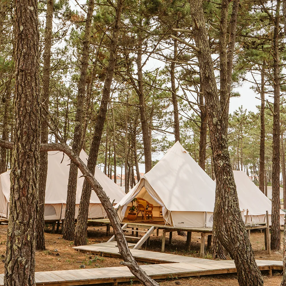 Glamping tents Centro Surf Camp