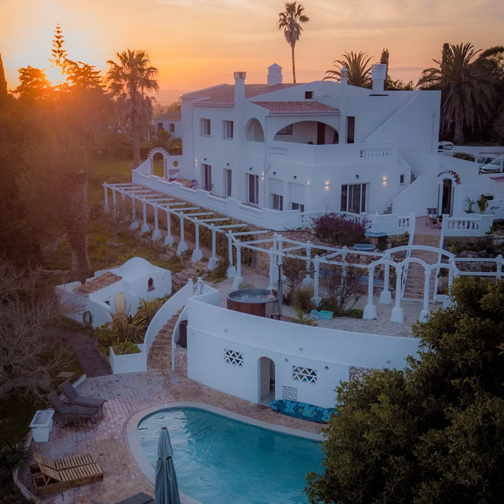 Sunset in our Surf Mansion