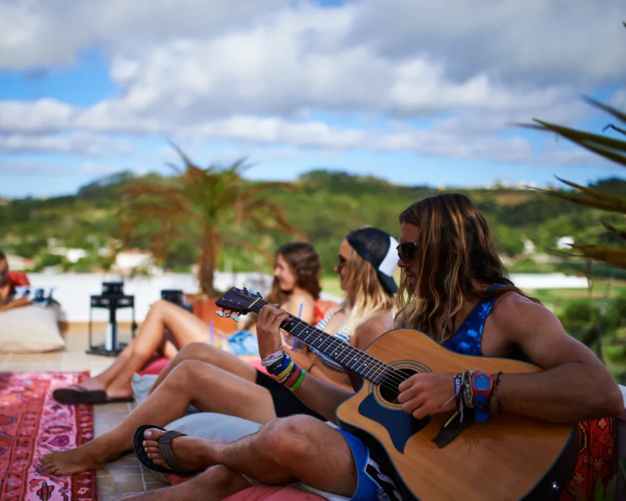 Social time in our Surf Camp