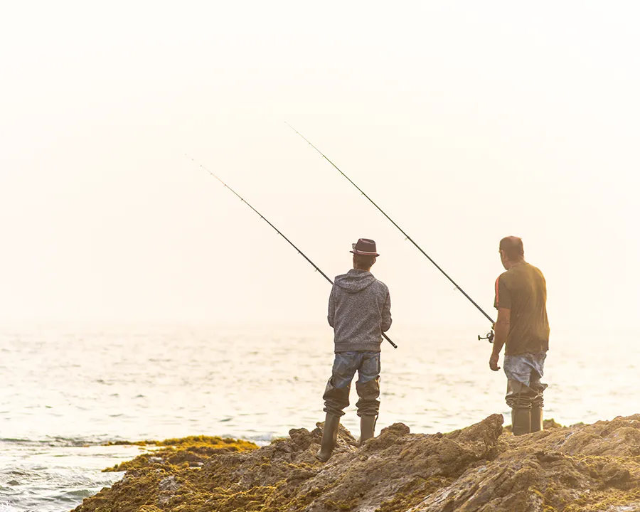 Fishing in Milfontes, Portugal