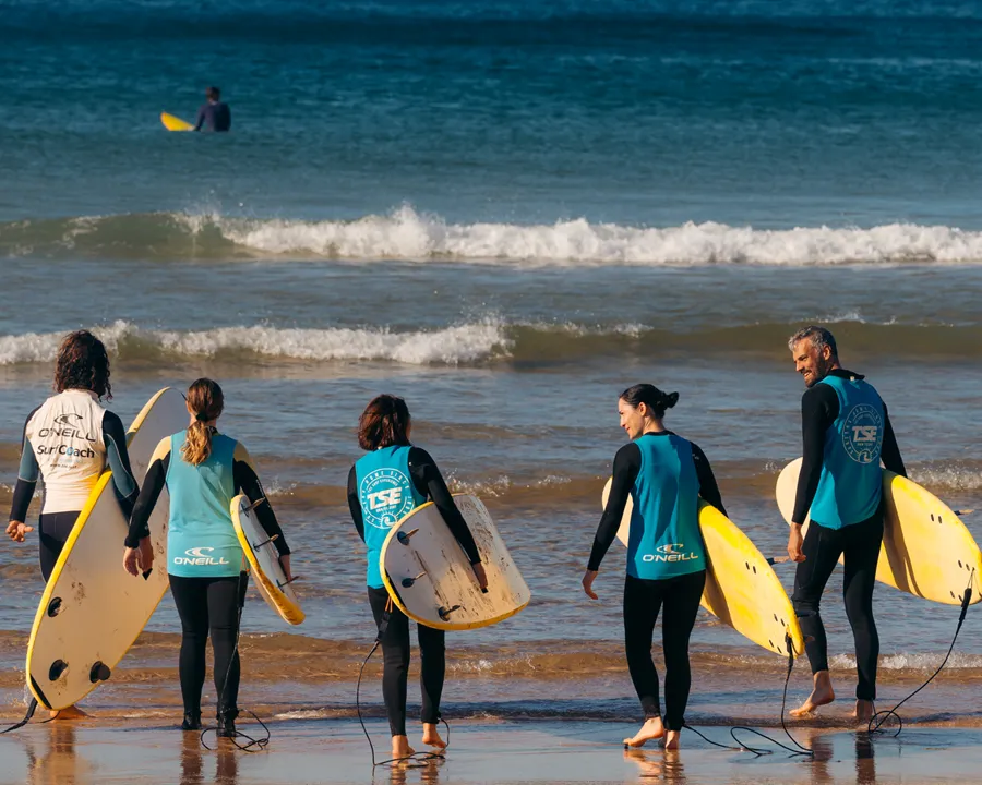 Surf session in Lagos, Portugal